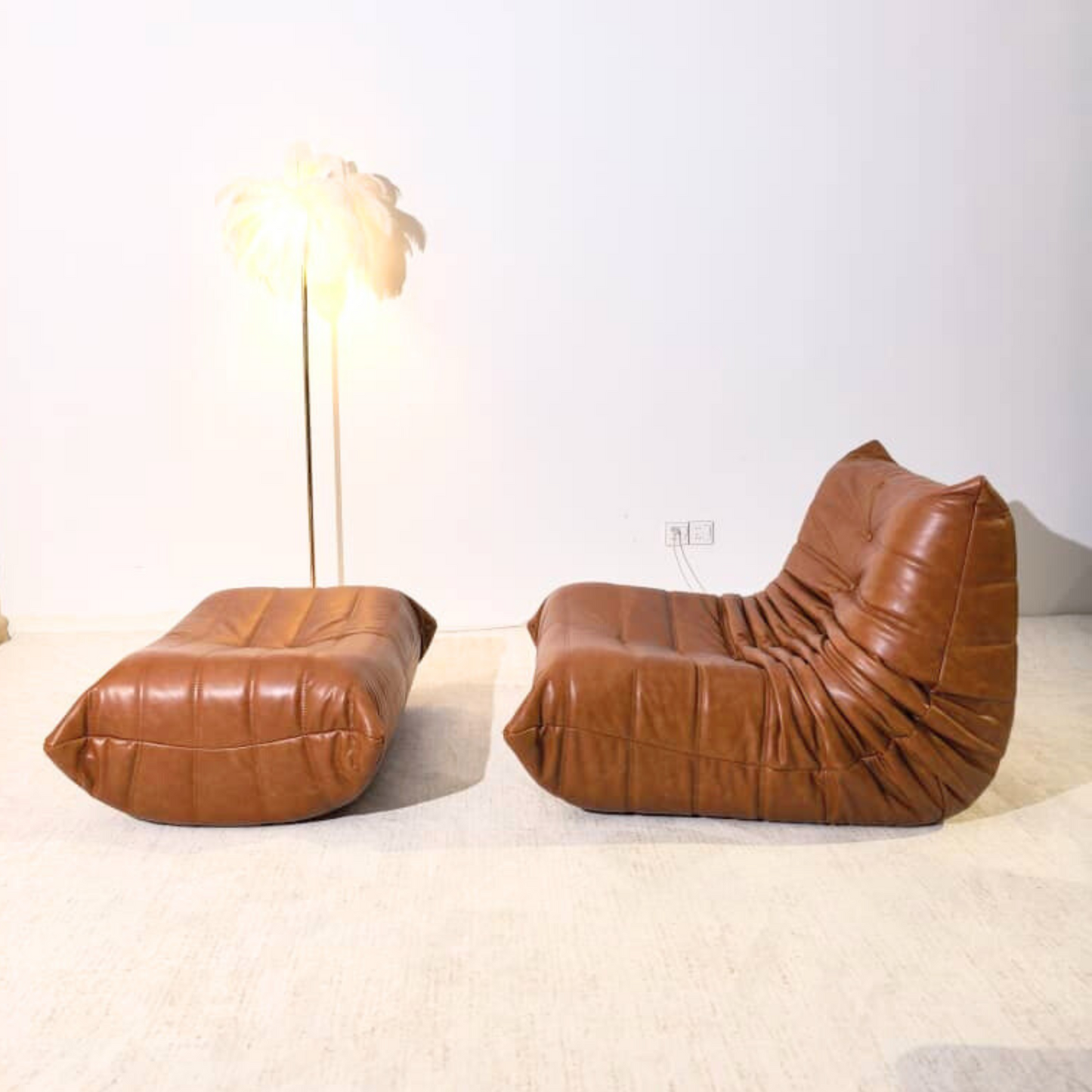 leather 1 seater togo