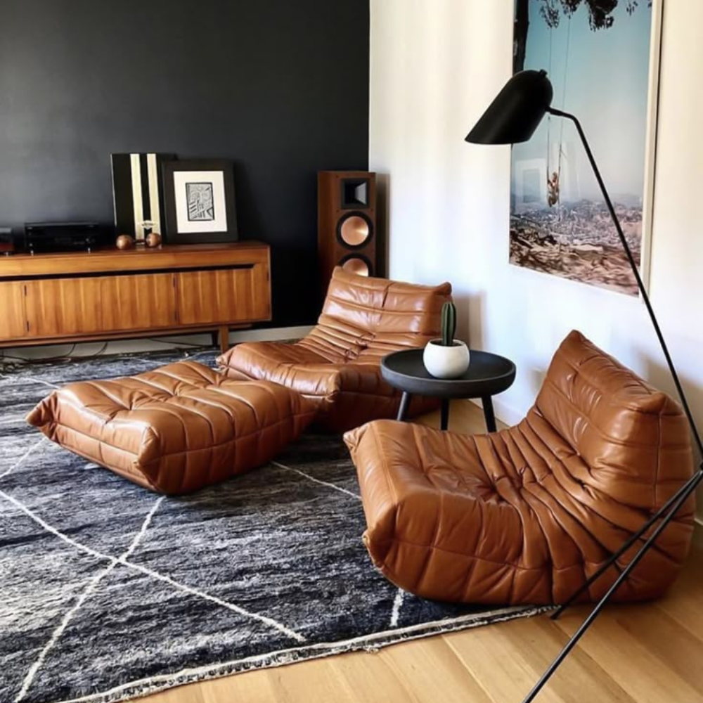 leather 1 seater togo