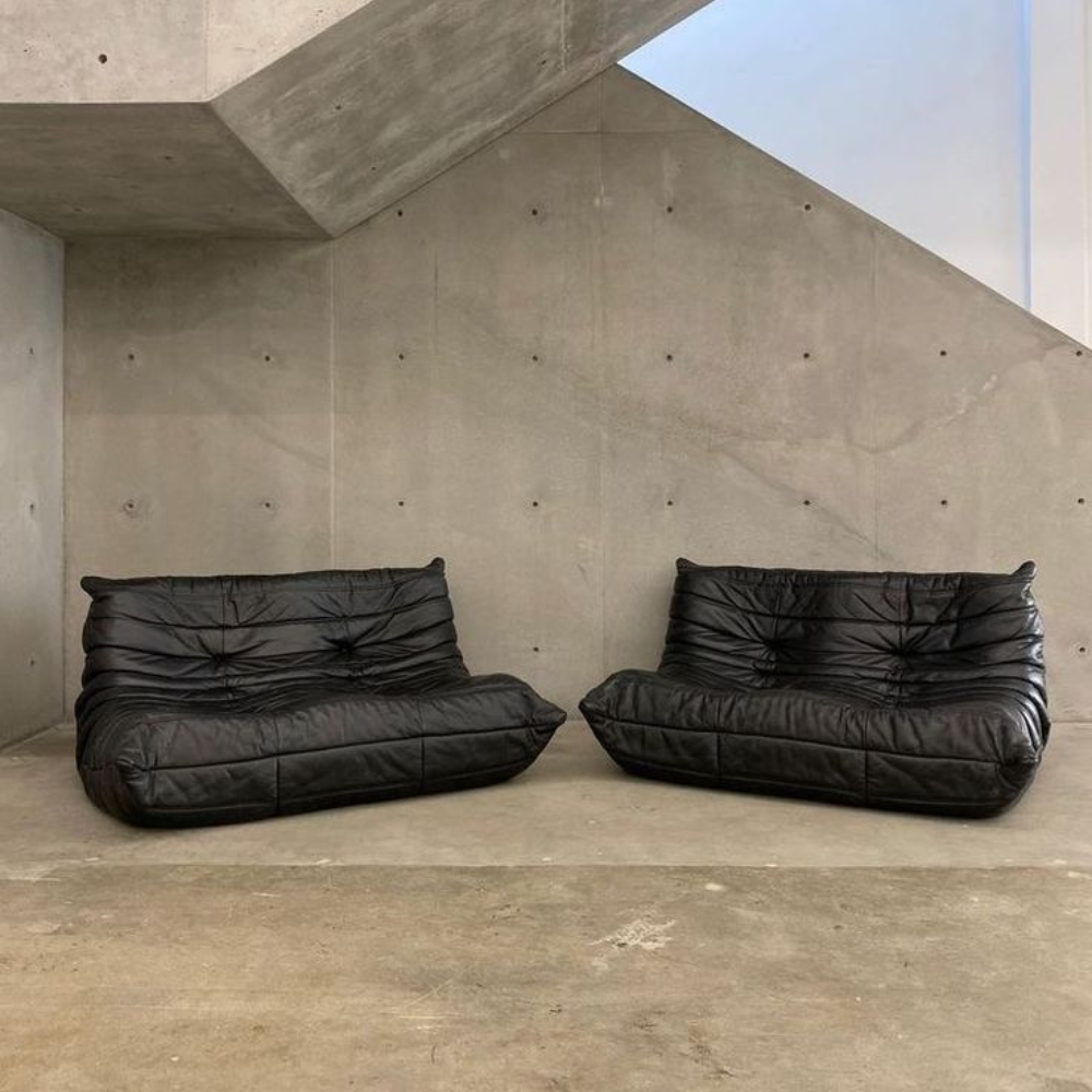 Leather 2 Togo seater