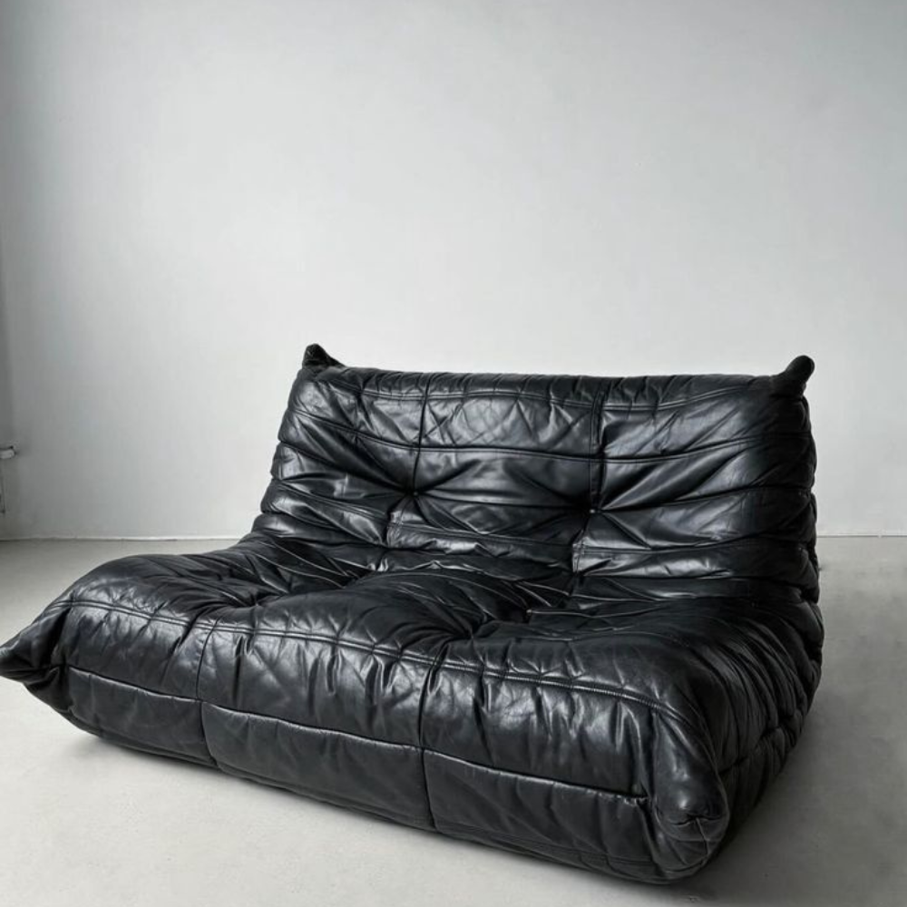 Leather 2 Togo seater