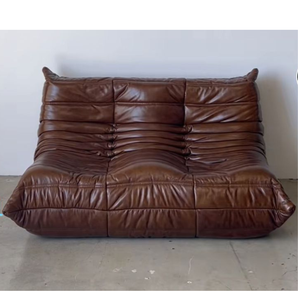 Leather 2 Togo seater