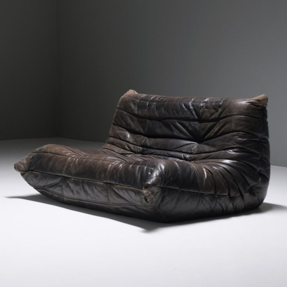 Leather 2 Togo seater