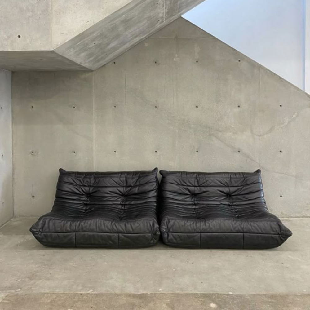 Leather 2 Togo seater