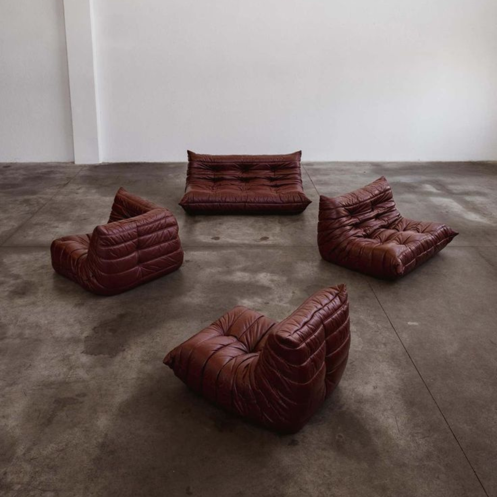 Leather 2 Togo seater