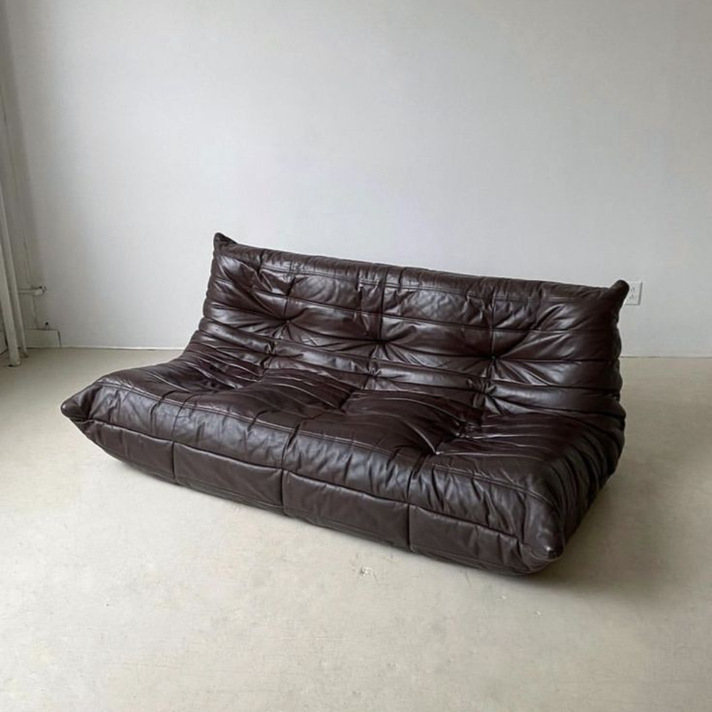 Leather 3 Seater Togo