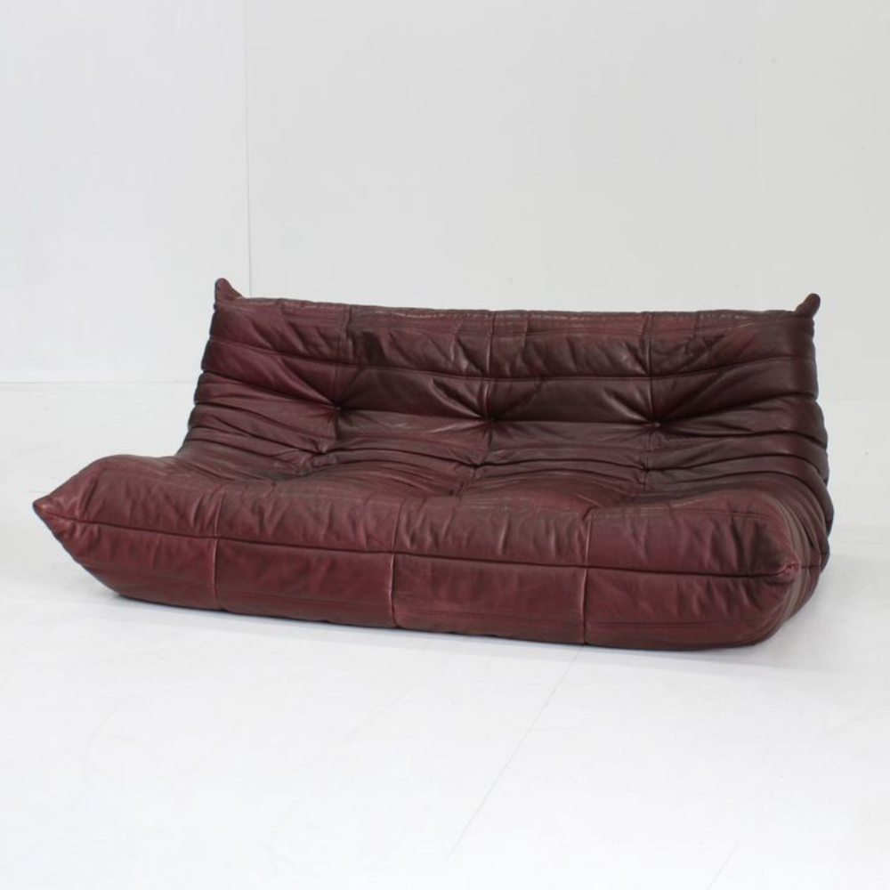 Leather 3 Seater Togo