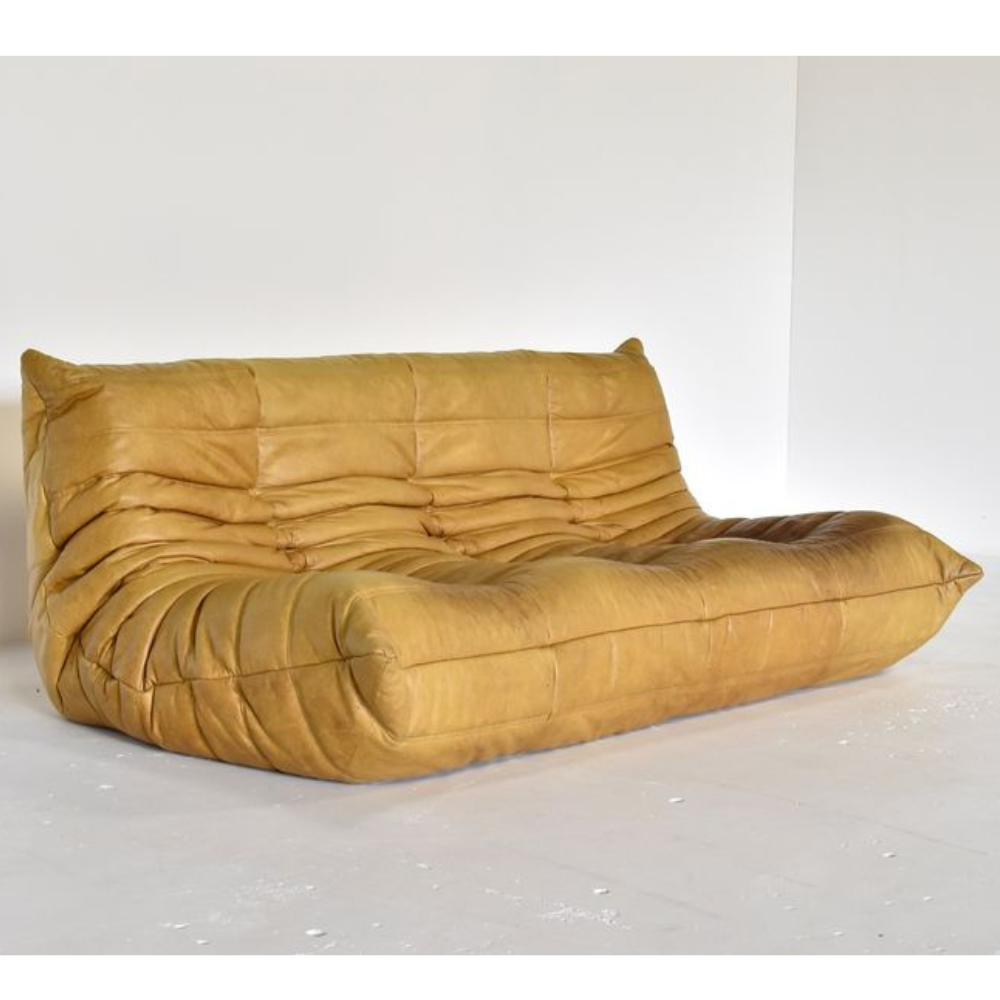 Leather 3 Seater Togo