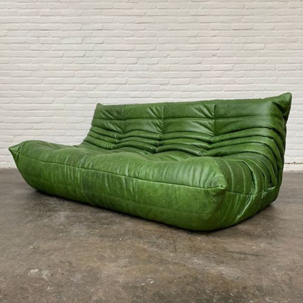 Leather 3 Seater Togo