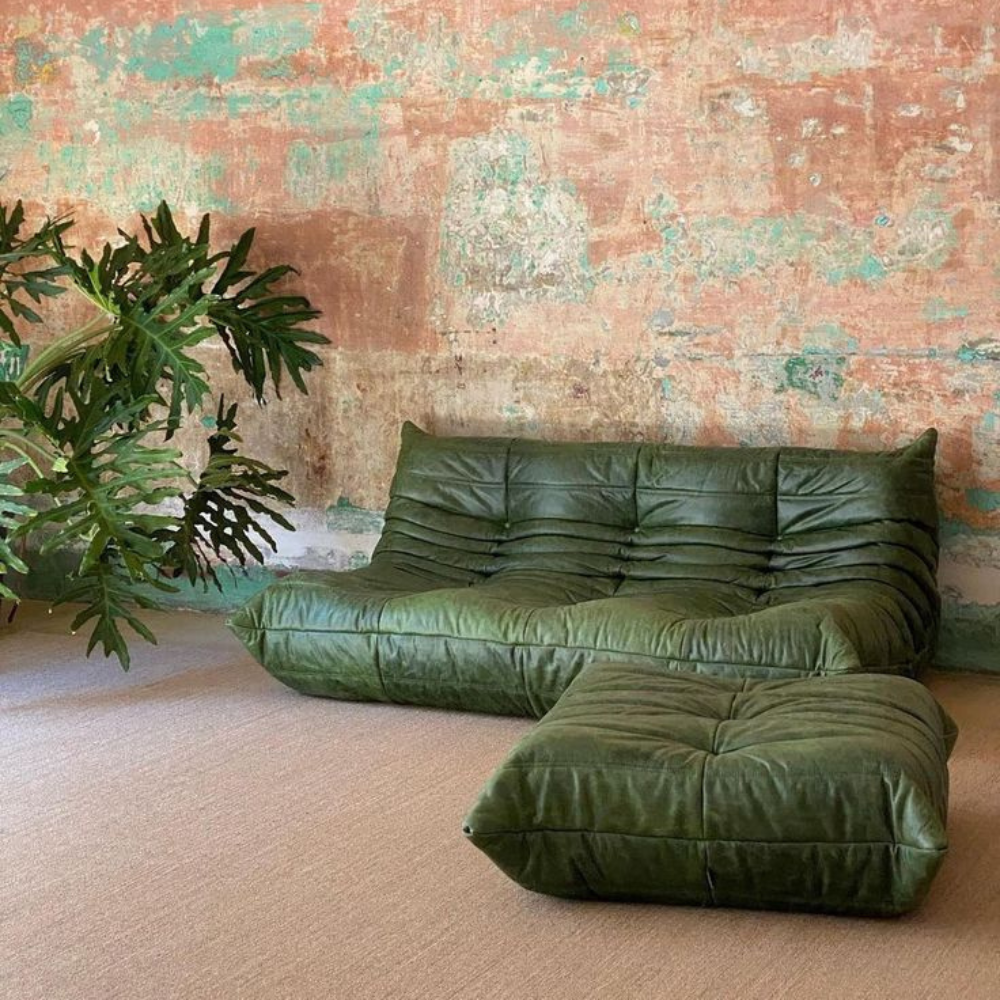 Leather 3 Seater Togo