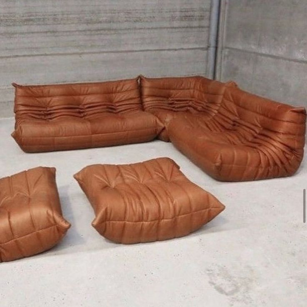 Leather 3 Seater Togo