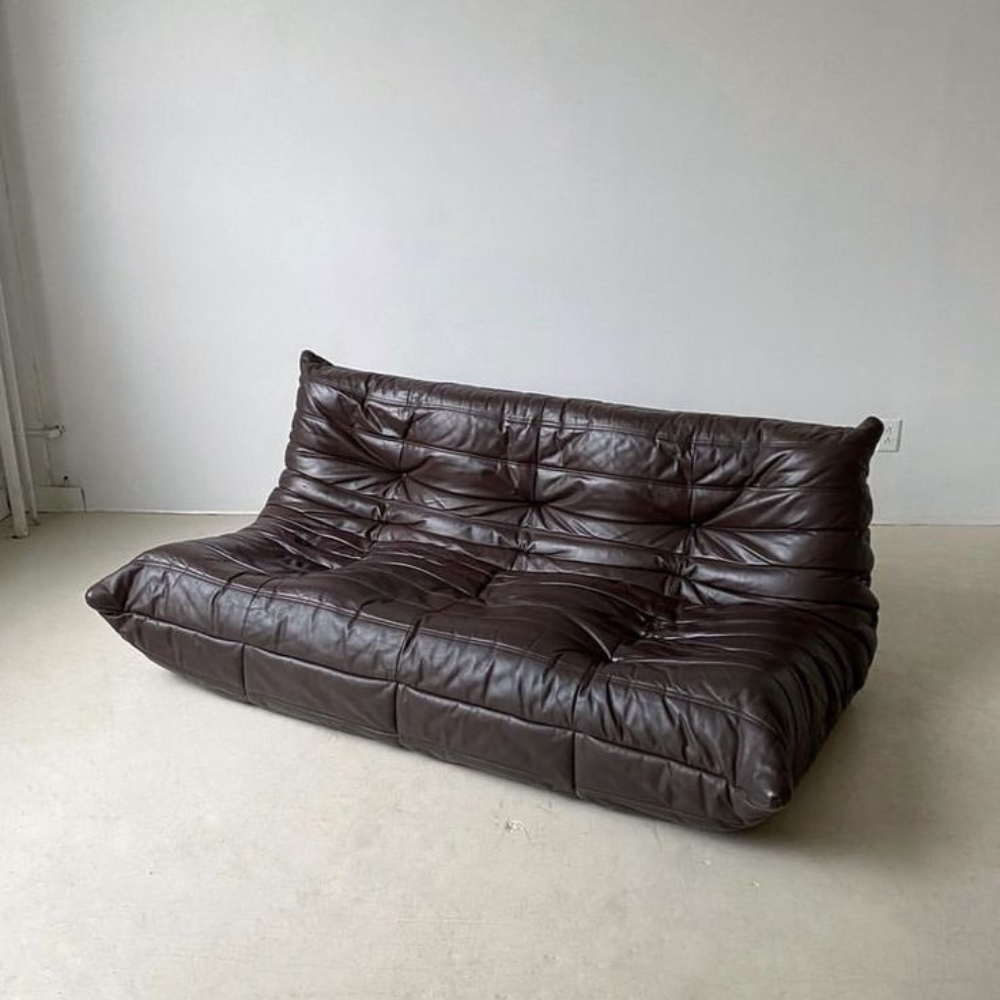 Leather 3 Seater Togo