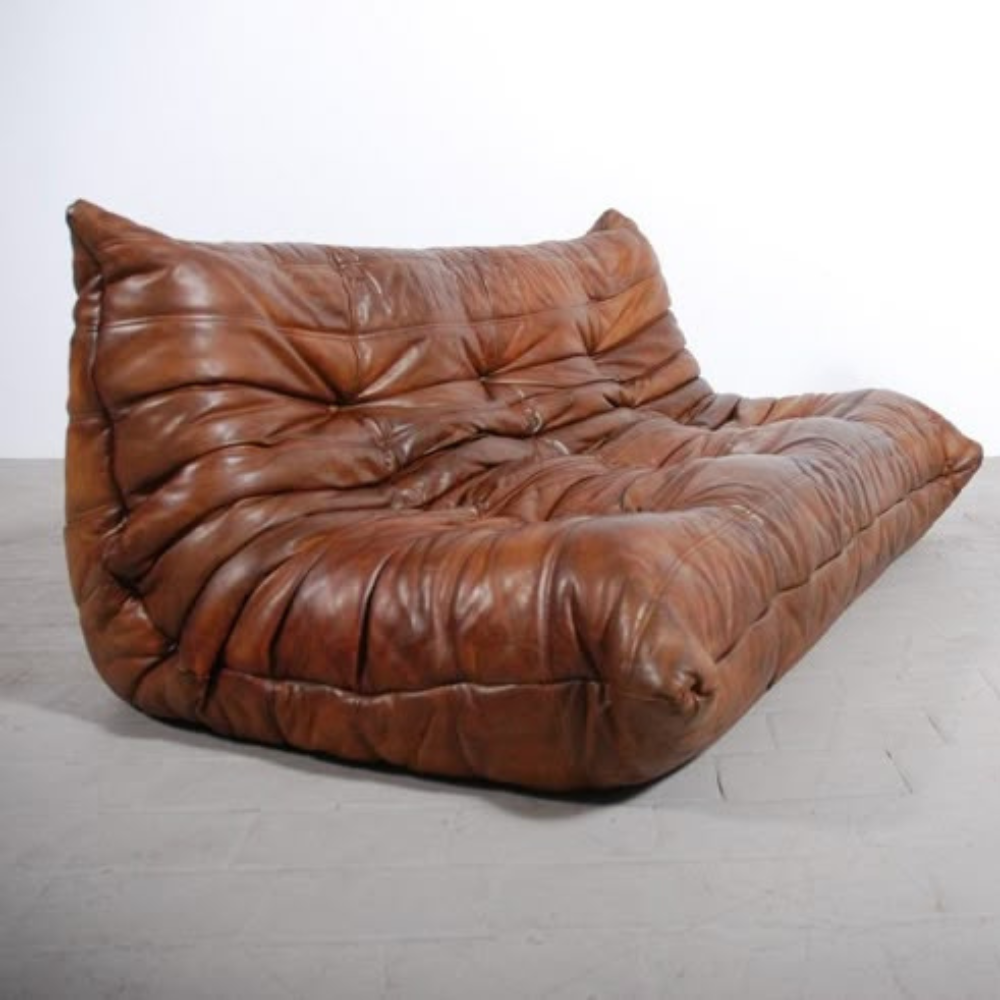 Leather 3 Seater Togo